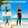 imageGEEK LIGHTING Swim Pants for Women Surfing Leggings SPF Swimming Tights Rash Guard Water Wetsuit Dive Kayaking PantsBlue Grey