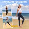imageGEEK LIGHTING Swim Pants for Women Surfing Leggings SPF Swimming Tights Rash Guard Water Wetsuit Dive Kayaking PantsFloral