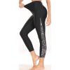 imageGEEK LIGHTING Swim Pants for Women Surfing Leggings SPF Swimming Tights Rash Guard Water Wetsuit Dive Kayaking PantsGray Black