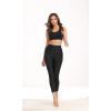 imageGEEK LIGHTING Swim Pants for Women Surfing Leggings SPF Swimming Tights Rash Guard Water Wetsuit Dive Kayaking PantsGray Black