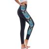 imageGEEK LIGHTING Swim Pants for Women Surfing Leggings SPF Swimming Tights Rash Guard Water Wetsuit Dive Kayaking PantsFloral Blue