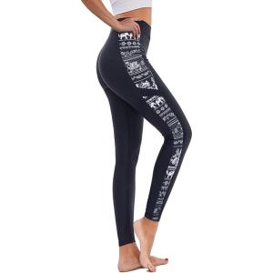 imageGEEK LIGHTING Swim Pants for Women Surfing Leggings SPF Swimming Tights Rash Guard Water Wetsuit Dive Kayaking PantsBlack White