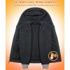imageGEEK LIGHTING Hoodies for Men Heavyweight Fleece Sweatshirt  Full Zip Up Thick Sherpa Lined