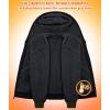 imageGEEK LIGHTING Hoodies for Men Heavyweight Fleece Sweatshirt  Full Zip Up Thick Sherpa Lined BlackKhaki Green XL