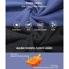 imageGEEK LIGHTING Hoodies for Men Heavyweight Fleece Sweatshirt  Full Zip Up Thick Sherpa Lined BluePurple L
