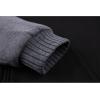 imageGEEK LIGHTING Hoodies for Men Heavyweight Fleece Sweatshirt  Full Zip Up Thick Sherpa Lined Raglan black Grey XL