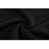 imageGEEK LIGHTING Mens Fleece Lined Hoodies Zip Up Waffle Knit Thicken Hooded Sweatshirts Winter JacketsAll Black