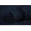 imageGEEK LIGHTING Mens Fleece Lined Hoodies Zip Up Waffle Knit Thicken Hooded Sweatshirts Winter JacketsAll Navy