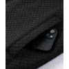 imageGEEK LIGHTING Mens Fleece Lined Hoodies Zip Up Waffle Knit Thicken Hooded Sweatshirts Winter JacketsBlack