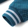 imageGEEK LIGHTING Mens Fleece Lined Hoodies Zip Up Waffle Knit Thicken Hooded Sweatshirts Winter JacketsBlue Grey