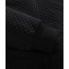 imageGEEK LIGHTING Mens Fleece Lined Hoodies Zip Up Waffle Knit Thicken Hooded Sweatshirts Winter JacketsSolid Black