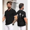 imageGEEK LIGHTING 3 Pack Mens Polo Shirts Short Sleeve Athletic Polo for Men Casual Moisture Wicking TShirts with PocketBlack Gray Navy