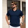 imageGEEK LIGHTING 3 Pack Mens Polo Shirts Short Sleeve Athletic Polo for Men Casual Moisture Wicking TShirts with PocketBlack Navy Army Green