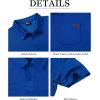 imageGEEK LIGHTING Mens Waffle Polo Shirts Short Sleeve Summer Casual TShirts Moisture Wicking Collared Golf Shirt with PocketRoyal Blue