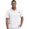 imageGEEK LIGHTING Mens Waffle Polo Shirts Short Sleeve Summer Casual TShirts Moisture Wicking Collared Golf Shirt with PocketWhite