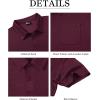 imageGEEK LIGHTING Mens Waffle Polo Shirts Short Sleeve Summer Casual TShirts Moisture Wicking Collared Golf Shirt with PocketWine Red