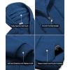 imageGEEK LIGHTING Hoodies for Men Heavyweight Fleece Sweatshirt  Full Zip Up Thick Sherpa LinedAll Sail Blue