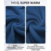 imageGEEK LIGHTING Hoodies for Men Heavyweight Fleece Sweatshirt  Full Zip Up Thick Sherpa LinedAll Sail Blue