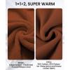 imageGEEK LIGHTING Hoodies for Men Heavyweight Fleece Sweatshirt  Full Zip Up Thick Sherpa LinedAll Dark Orange
