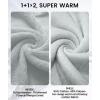 imageGEEK LIGHTING Hoodies for Men Heavyweight Fleece Sweatshirt  Full Zip Up Thick Sherpa LinedAll Wind Chime