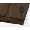 imageGEEK LIGHTING Hoodies for Men Heavyweight Fleece Sweatshirt  Full Zip Up Thick Sherpa LinedZdark Brown