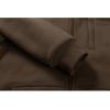 imageGEEK LIGHTING Hoodies for Men Heavyweight Fleece Sweatshirt  Full Zip Up Thick Sherpa LinedZdark Brown