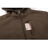 imageGEEK LIGHTING Hoodies for Men Heavyweight Fleece Sweatshirt  Full Zip Up Thick Sherpa LinedZdark Brown