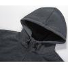 imageGEEK LIGHTING Hoodies for Men Heavyweight Fleece Sweatshirt  Full Zip Up Thick Sherpa LinedZdark Grey
