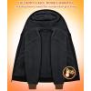 imageGEEK LIGHTING Mens FleeceLined Zip Up Hoodie Thick Hooded Jacket Winter Warm Athletic SweatshirtBlackCamel