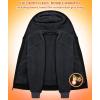 imageGEEK LIGHTING Mens FleeceLined Zip Up Hoodie Thick Hooded Jacket Winter Warm Athletic SweatshirtBlackGray