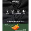 imageGEEK LIGHTING Mens FleeceLined Zip Up Hoodie Thick Hooded Jacket Winter Warm Athletic SweatshirtBlackGreen