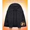 imageGEEK LIGHTING Mens FleeceLined Zip Up Hoodie Thick Hooded Jacket Winter Warm Athletic SweatshirtBlackLight Brown