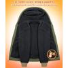 imageGEEK LIGHTING Mens FleeceLined Zip Up Hoodie Thick Hooded Jacket Winter Warm Athletic SweatshirtGreenBrown