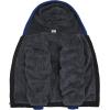 imageGEEK LIGHTING Mens FleeceLined Zip Up Hoodie Thick Hooded Jacket Winter Warm Athletic SweatshirtRaglan Black Blue