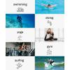imageGEEK LIGHTING Swim Pants for Women Surfing Leggings SPF Swimming Tights Rash Guard Water Wetsuit Dive Kayaking PantsWhite