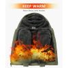 imageGEEK LIGHTING Boys Sherpa Lined Hoodie Kids Fleece Sweatshirt Full Zip Hooded JacketCdarkgreen