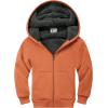 imageGEEK LIGHTING Boys Sherpa Lined Hoodie Kids Fleece Sweatshirt Full Zip Hooded JacketCorange