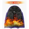imageGEEK LIGHTING Boys Sherpa Lined Hoodie Kids Fleece Sweatshirt Full Zip Hooded JacketCpurple