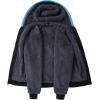 imageGEEK LIGHTING Mens Fleece Hoodies Zip Up Color Block Thick Winter Hooded SweatshirtSky Blue Grey Black