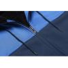 imageGEEK LIGHTING Mens Fleece Hoodies Zip Up Color Block Thick Winter Hooded SweatshirtVulcan Black Blue