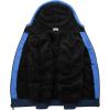 imageGEEK LIGHTING Mens Fleece Hoodies Zip Up Color Block Thick Winter Hooded SweatshirtVulcan Black Blue