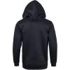imageGEEK LIGHTING Mens Hoodie Heavyweight Fleece Sweatshirt Comfortable Full Zip Up Thick Sherpa Lined for Men Outdoor ActivityHeather Black