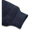 imageGEEK LIGHTING Mens Hoodie Heavyweight Fleece Sweatshirt Comfortable Full Zip Up Thick Sherpa Lined for Men Outdoor ActivityHeather Indigo Blue