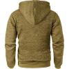 imageGEEK LIGHTING Mens Hoodie Heavyweight Fleece Sweatshirt Comfortable Full Zip Up Thick Sherpa Lined for Men Outdoor ActivityHeather Sunstruck