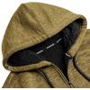 imageGEEK LIGHTING Mens Hoodie Heavyweight Fleece Sweatshirt Comfortable Full Zip Up Thick Sherpa Lined for Men Outdoor ActivityHeather Sunstruck