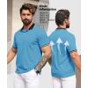 imageGEEK LIGHTING 3 Pack Mens Polo Shirts Short Sleeve Athletic Polo for Men Casual Moisture Wicking TShirts with PocketBlack White Blue Green