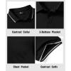 imageGEEK LIGHTING 3 Pack Mens Polo Shirts Short Sleeve Athletic Polo for Men Casual Moisture Wicking TShirts with PocketMoon Blue Dark Teal Blue Cyan Blue