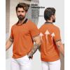 imageGEEK LIGHTING 3 Pack Mens Polo Shirts Short Sleeve Athletic Polo for Men Casual Moisture Wicking TShirts with PocketOrange Wine Red Dark Yellow