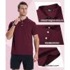 imageGEEK LIGHTING 3 Pack Mens Polo Shirts Short Sleeve Moisture Wicking Performance Golf Shirt for Men Casual Collared ShirtBlack Duckblue Winered