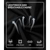 imageGEEK LIGHTING 3 Pack Mens Polo Shirts Short Sleeve Moisture Wicking Performance Golf Shirt for Men Casual Collared ShirtBlack Grey Navy